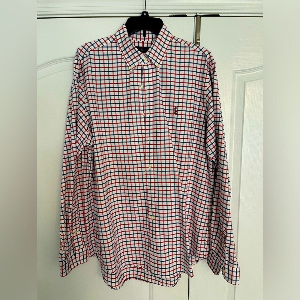 Polo Ralph Lauren men’s button-up shirt. Size L. Like New